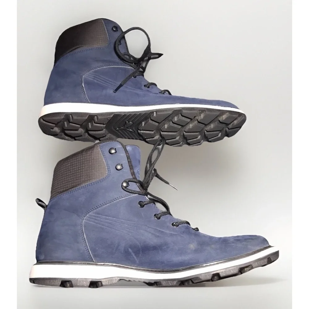 Puma Desierto Mid Mens Navy Blue Nubuck  Boot Size 14
